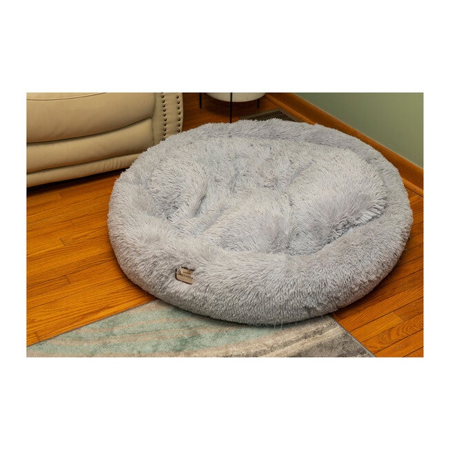 Armarkat Extra Large, Fluffy Gray Round Cat Bed - C71Nhs Cat Bed, , alternate image number null