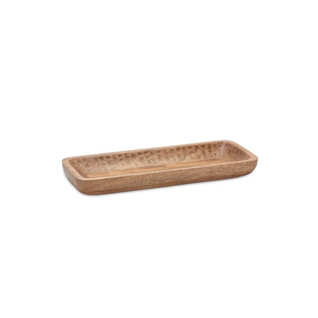 Tray (Set of 2) 18.25 inchesL x 7 inchesW, 27 inchesL x 8.25 inchesW Mango Wood, BROWN, alternate image number null