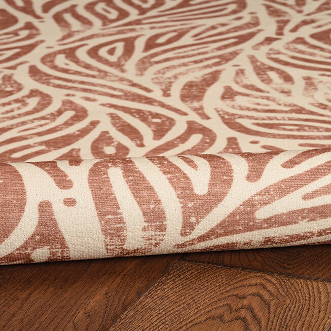 Washable Leona Ivory/Rust Rug, , alternate image number null