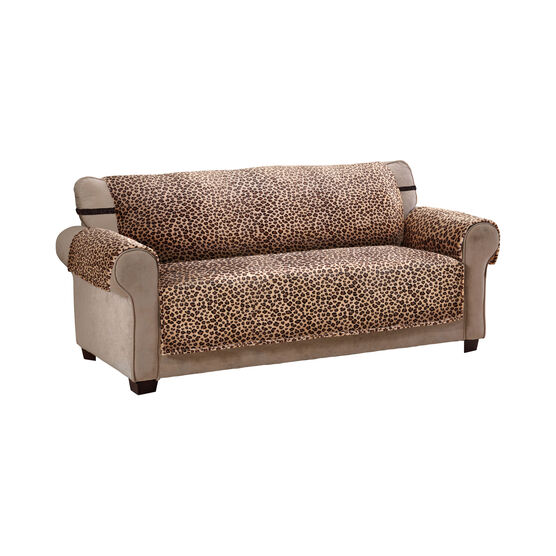 Leopard Plush XL Sofa Furniture Cover, , on-hover image number null