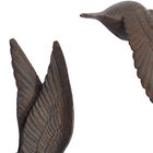 Set Of 3 Brown Resin Farmhouse Birds Wall Décor, , alternate image number null