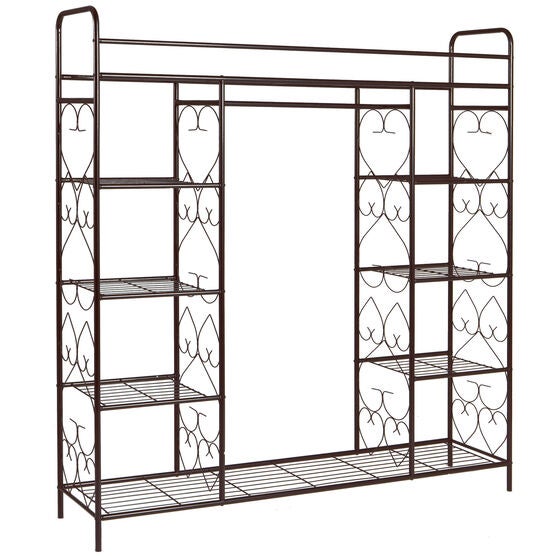 Extra Large 5 Tier Metal Closet Brylane Home