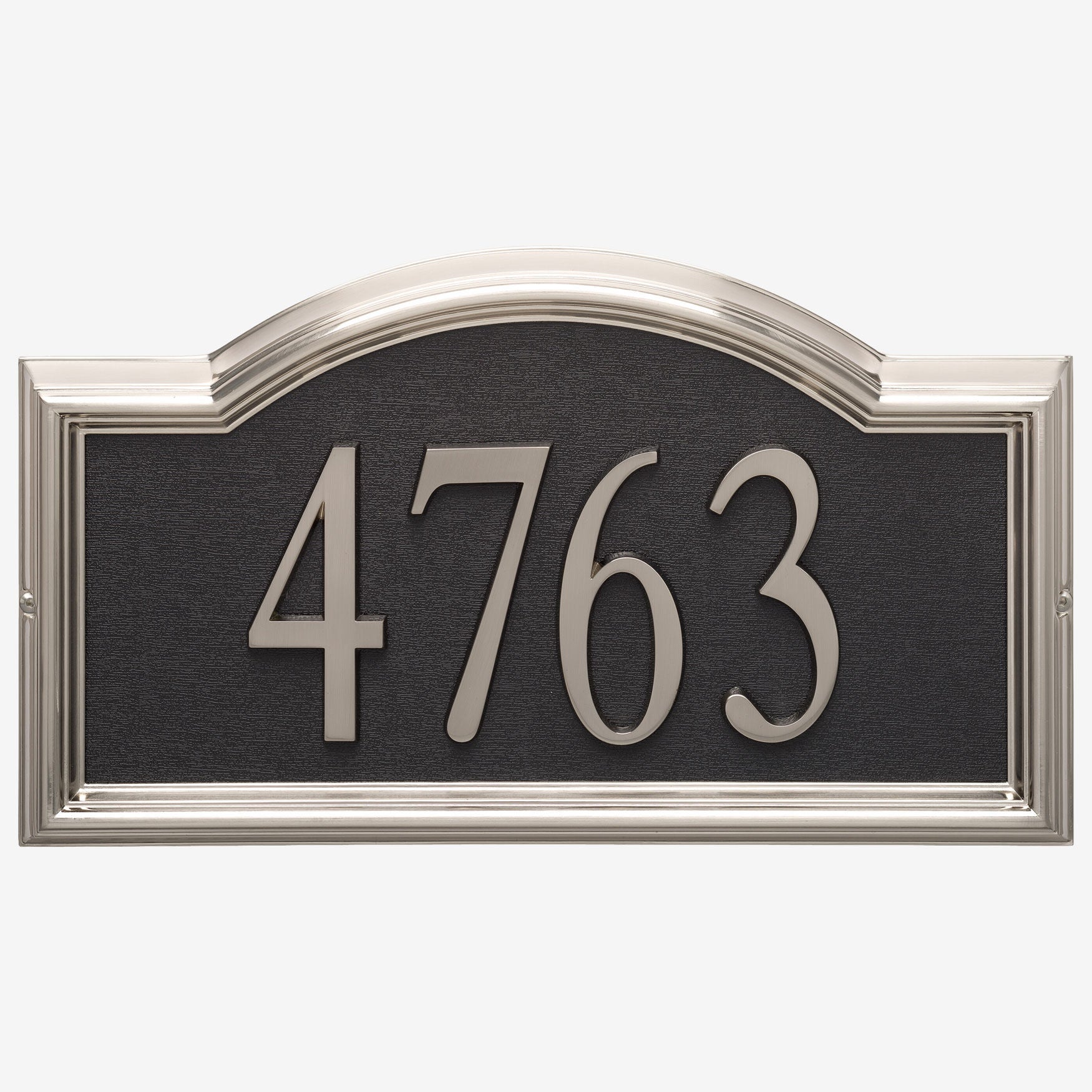 Design-it 4 Arch Plaque , BRUSHED NICKEL, hi-res image number 0