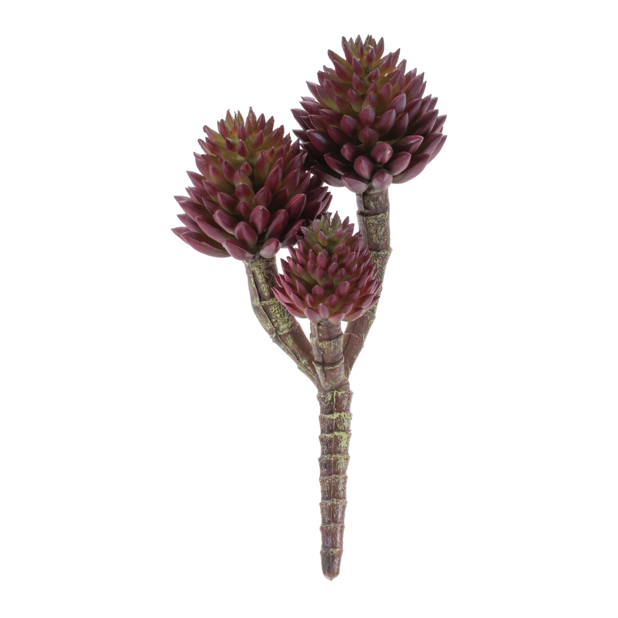 Succulent Plant Pick Set of 6, PURPLE, hi-res image number 0