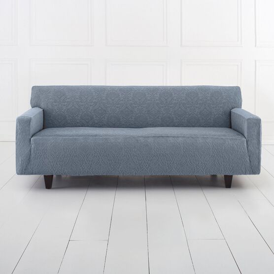 BrylaneHome® Studio Ikat Stretch Extra-Long Sofa Slipcover , BrylaneHome® Studio Ikat Stretch Extra-Long Sofa Slipcover ,