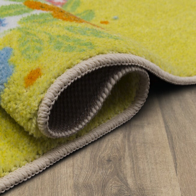 Easter Wreath Multi Kitchen Rug, , alternate image number null