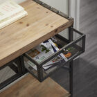 Brown Industrial Metal Console Table, 32 x 43, , alternate image number null