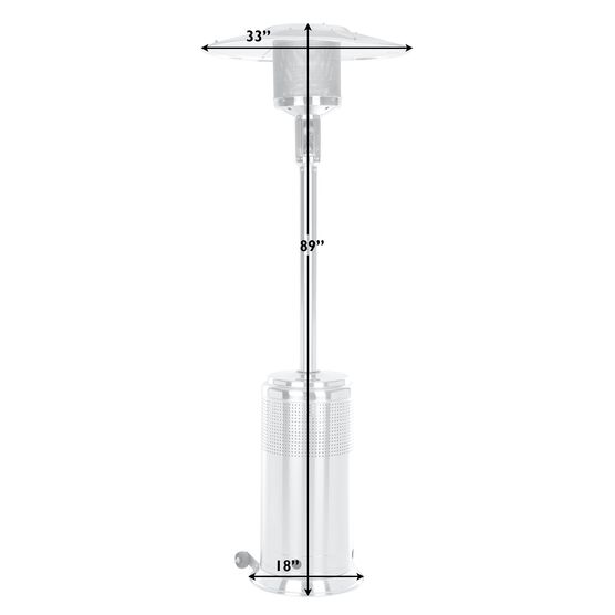 Stainless Steel Pro Series Patio Heater, , alternate image number null