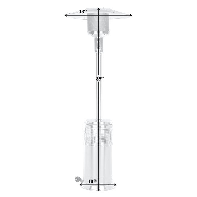 Stainless Steel Pro Series Patio Heater, , alternate image number 8