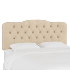 Velvet Tufted Headboard, VELVET PEARL, hi-res image number null