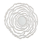 White Coastal Wood Wall Mirror, , alternate image number null