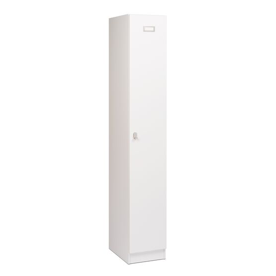 Elite Single Tier Locker, White, WHITE, hi-res image number null