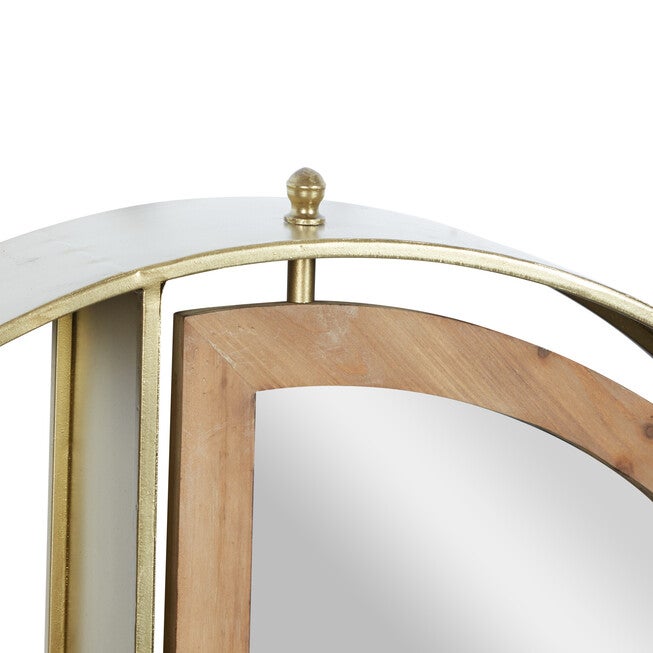 Gold Metal Contemporary Wall Shelf Wall Shelf, , alternate image number null