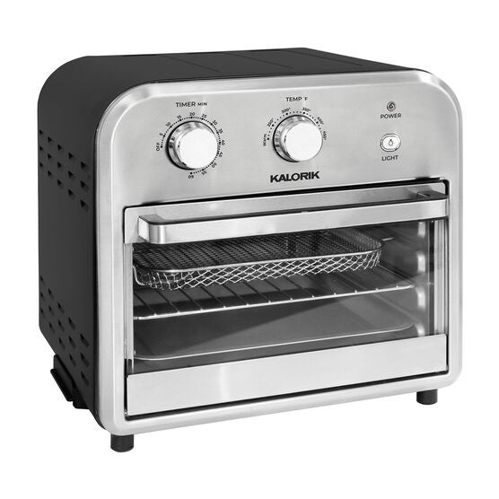 Kalorik 12 Quart Air Fryer Oven, Black/Stainless Steel, , alternate image number null