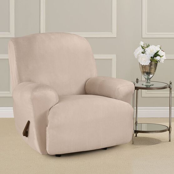 Ultimate Stretch Faux Suede Recliner Cushion Slipcover , Ultimate Stretch Faux Suede Recliner Cushion Slipcover ,