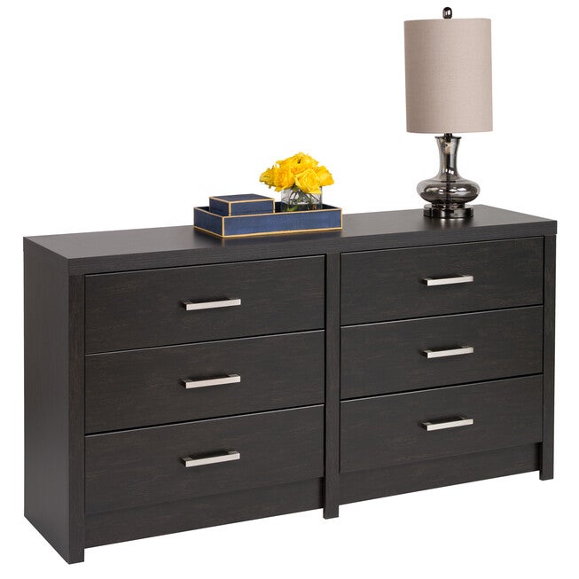 District 6-Drawer Dresser, BLACK, hi-res image number null