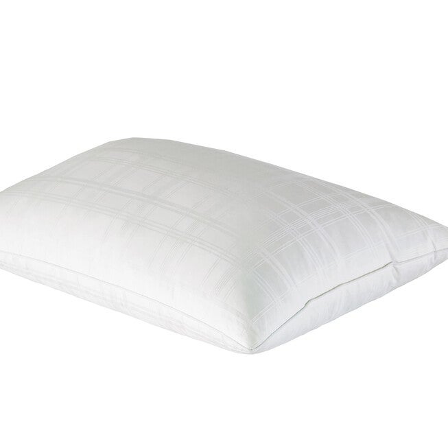 Minifeather® T400 Dobby Windowpane Pillow, , on-hover image number 1