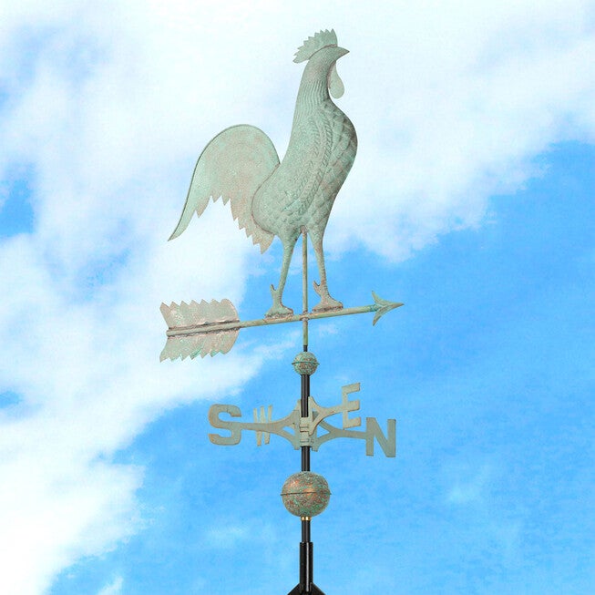 Copper Rooster Weathervane, , alternate image number null