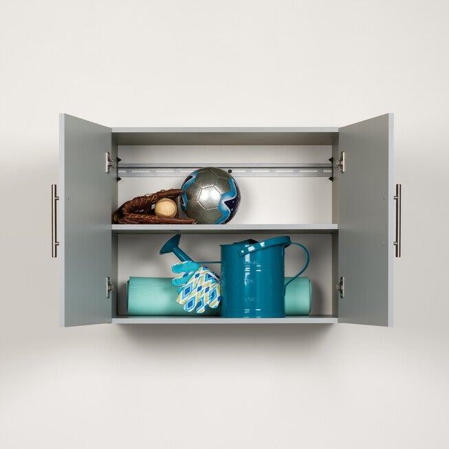 HangUps 30 inches Upper Storage Cabinet, Light Gray, , alternate image number null