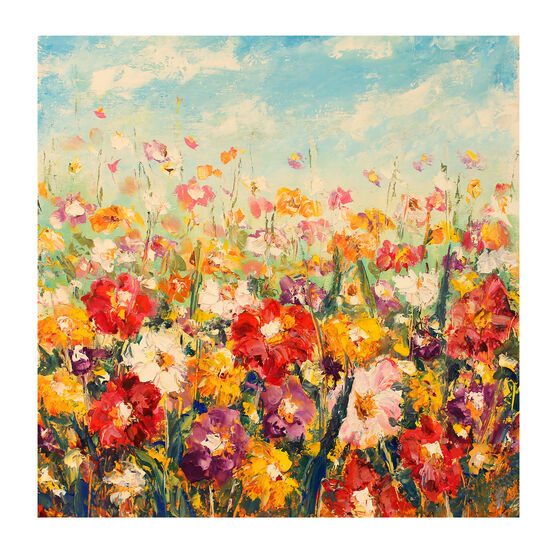 Floral Palette All-Weather Outdoor Canvas Art, MULTI, hi-res image number null