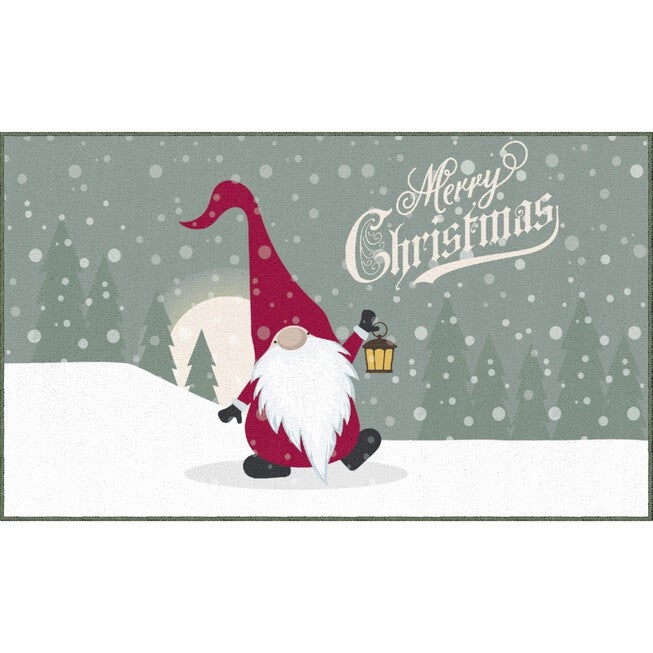 Merry Gnome Multi Kitchen Rug, MULTI, hi-res image number null