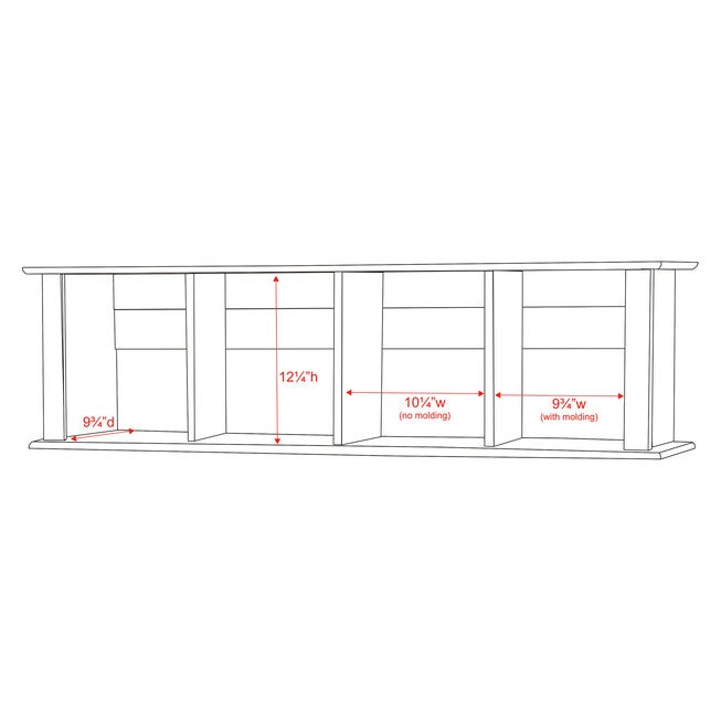 Wall Mounted Desk Hutch, , on-hover image number null