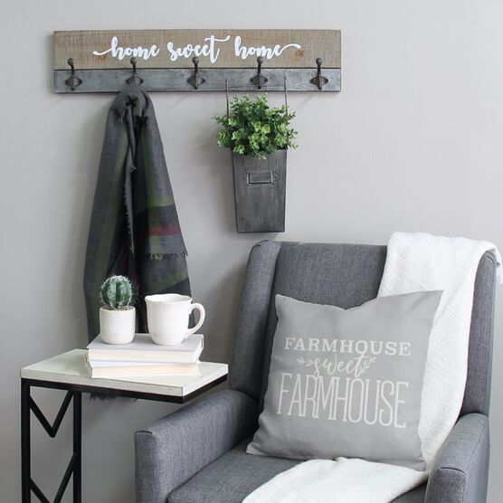Rustic Home Sweet Home Hooks, , alternate image number null