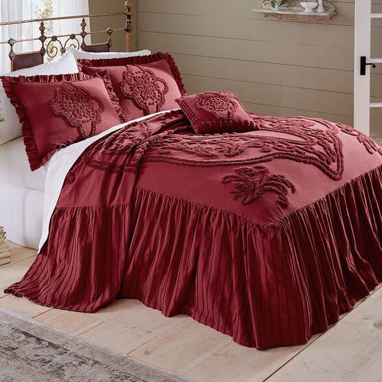 Madison Flounce Chenille Bedspread, 