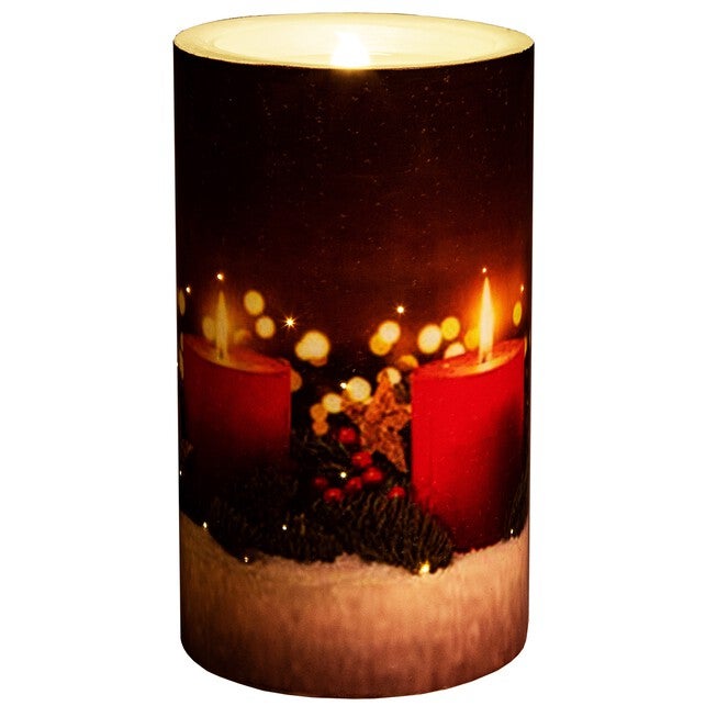 Christmas Candles Fiber Optic & LED Candle, , on-hover image number null