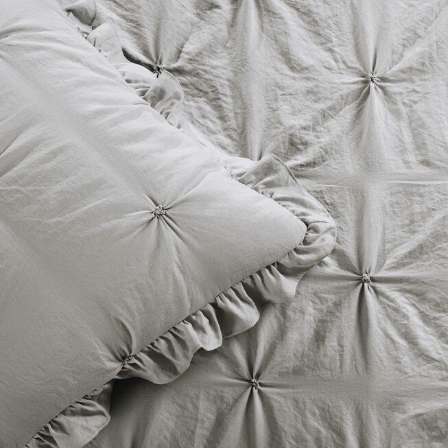 Ravello Pintuck Ruffle Skirt Bedspread 3 Pc Set, , alternate image number 17