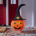 24" Pre-Lit Pop-Up Pumpkin, ORANGE, hi-res image number null