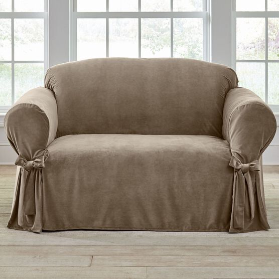 Velvet Loveseat Slipcover , Velvet Loveseat Slipcover ,