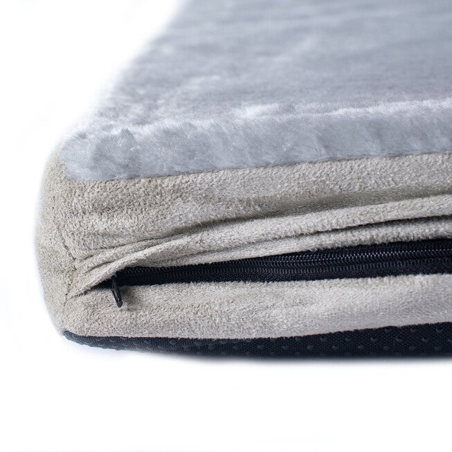 Memory Foam Orthopedic Dog Bed Mat, Sage Green/Grey, Large, , alternate image number null