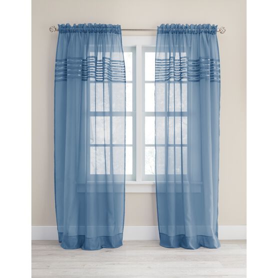BH Studio® Pleated Voile Rod-Pocket Panel, BH Studio® Pleated Voile Rod-Pocket Panel,