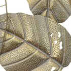 Metal Gold Leaves Centerpiece Wall Decor, , alternate image number null