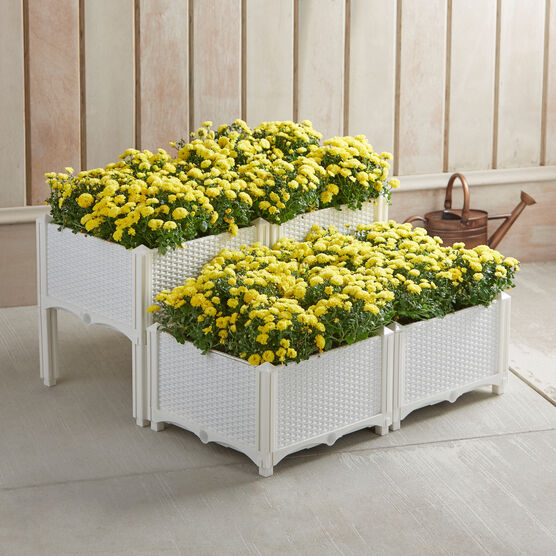 Interchangeable Raised Planters — Set of 4, , on-hover image number null