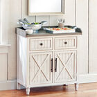 2-Door Cabinet, RUSTIC WHITE, hi-res image number null