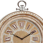 Beige Vintage Metal Wall Clock, , alternate image number null