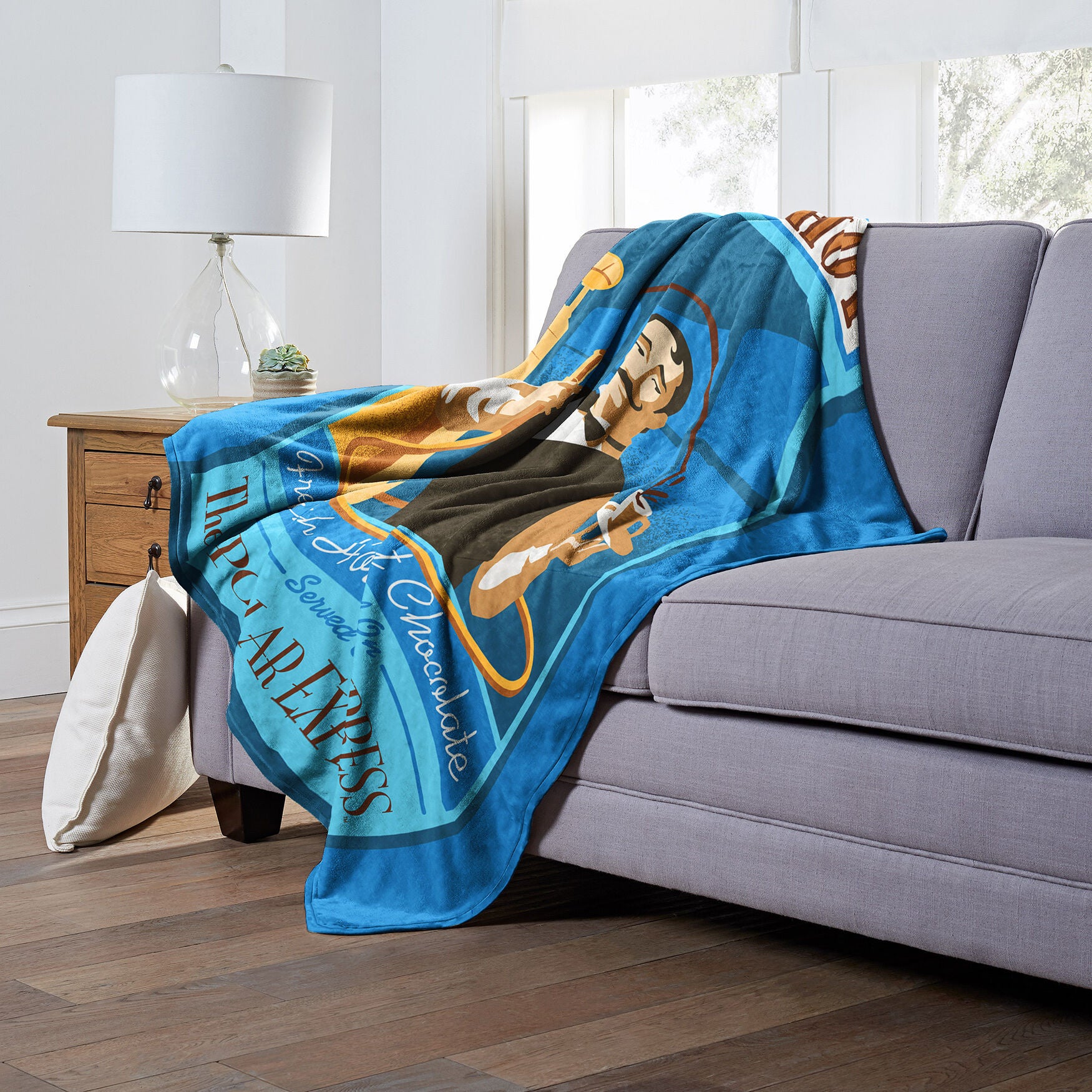 Wb Polar Express Hot Hot Hot! Silk Touch Throw Blanket, , alternate image number 3