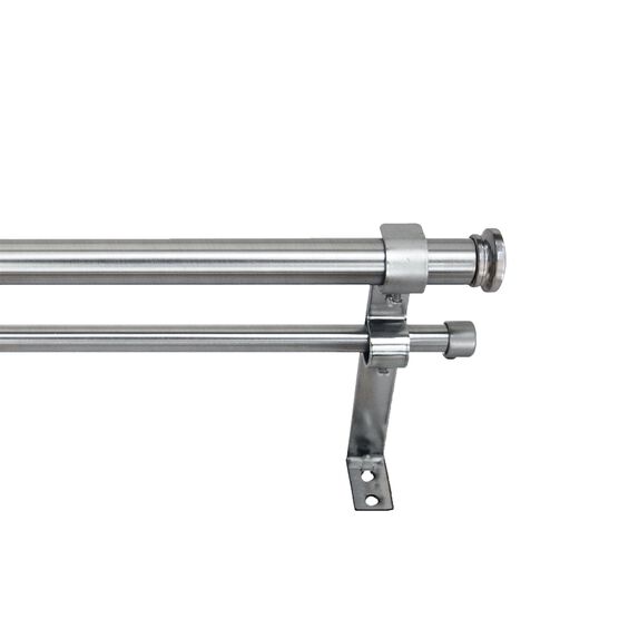 Imperial Corona Double Window Curtain Rod Set Window, , alternate image number null