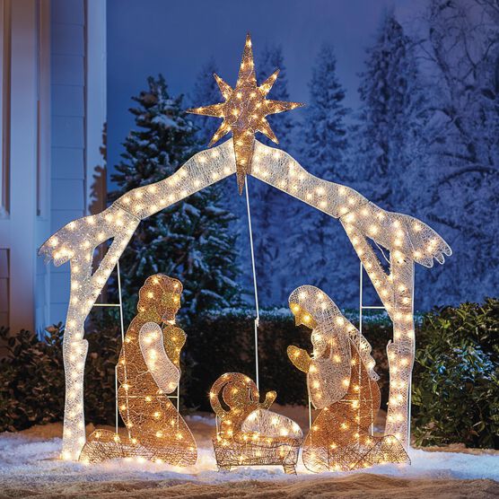 hobby lobby outdoor nativity sets for lawns