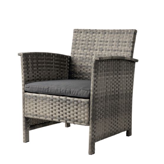 Jareth Wicker Patio Set in Gray, , alternate image number null
