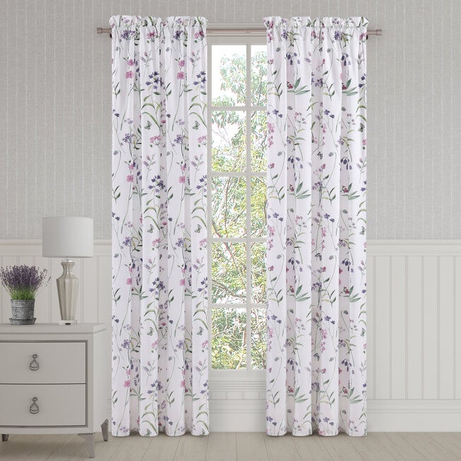 Nola 84 Inch Window Panel Pair, LILAC, alternate image number null