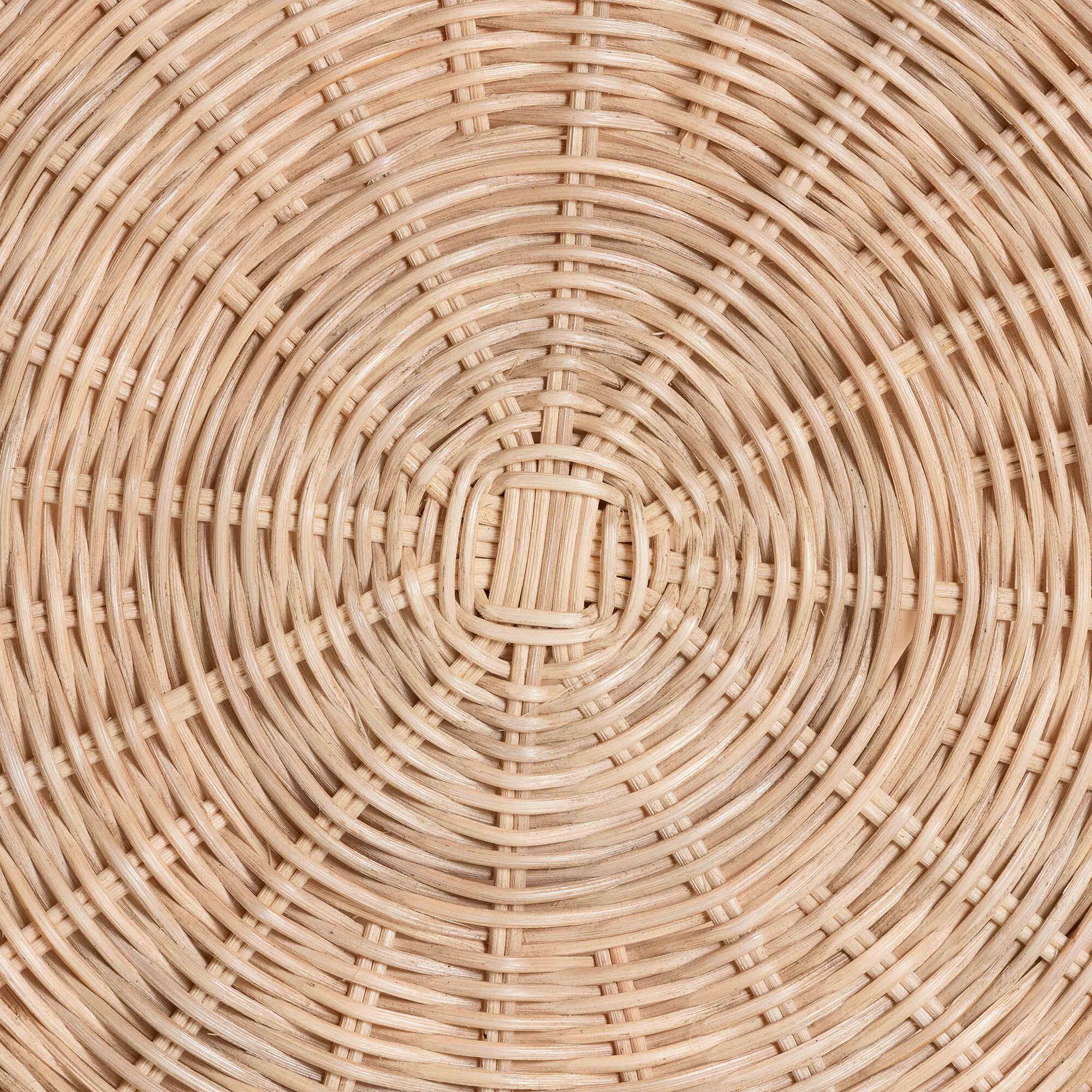 Latoya Natural Rattan End Table, BROWN, alternate image number 6