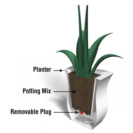 Valencia 16"Sq. Planter, , alternate image number null