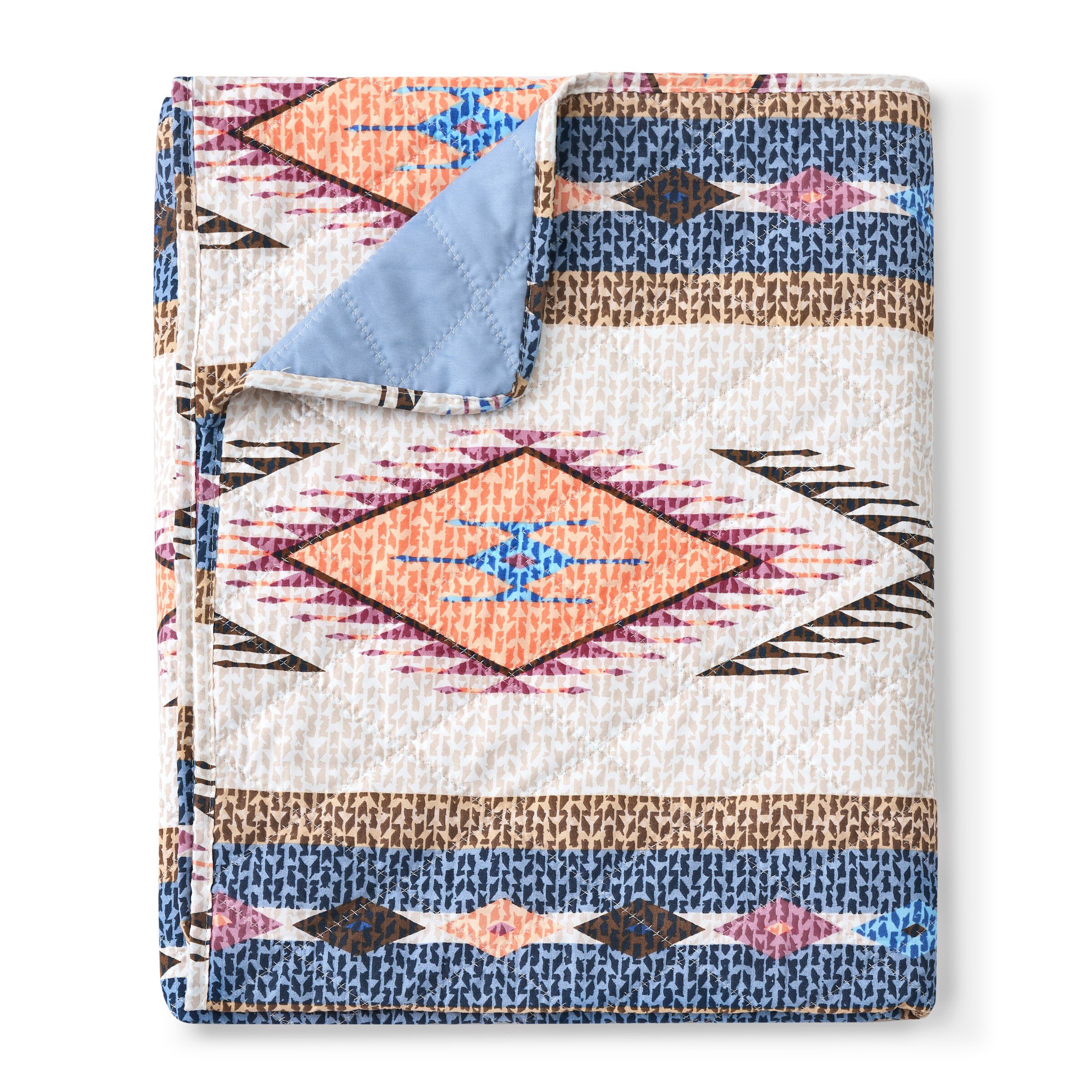 Cheyenne Boho Chic Quilted Throw Blanket, SPIRIT, hi-res image number 0