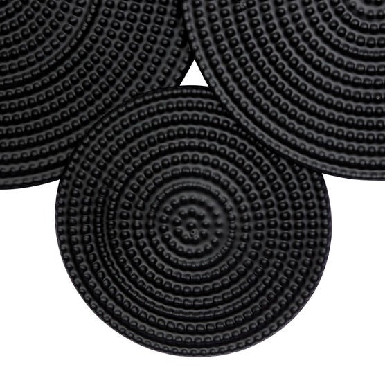 Cosmoliving By Cosmopolitan Black Metal Wall Decor, , alternate image number null
