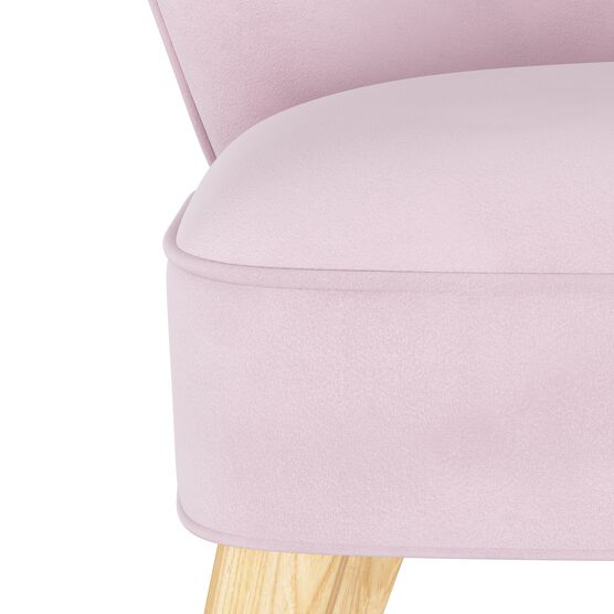 Velvet Curved Arm Chair, , alternate image number null