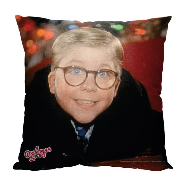 Wb A Christmas Story What I Want For Christmas Is Printed Throw Pillow, O, hi-res image number null