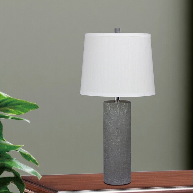 Grey Resin 26 inches Table Lamp, Set 2, , on-hover image number null
